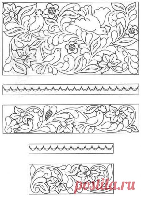 Эскизы рисунков для резьбы по дереву | Домашний способ
