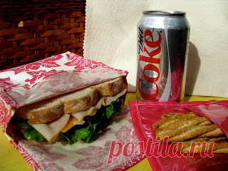 Kitchen on the Go - So You Think You're Crafty I’m so honored that you all voted for my “Kitchen On The Go” project this week! In this tutorial I’ll show you how to make two different types of reusable bags: the sandwich bag and the snack bag. You’ll need: 2 gallon size freezer-safe (because the plastic is thicker) plastic bags 2 coordinating cotton fabrics […]