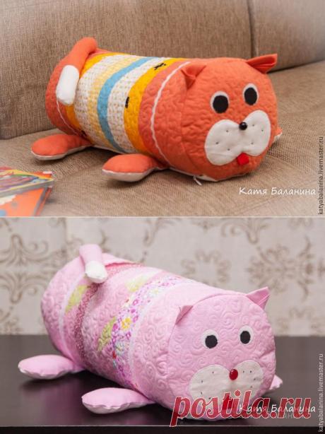 Шьем полезную подушку-игрушку «Кот»