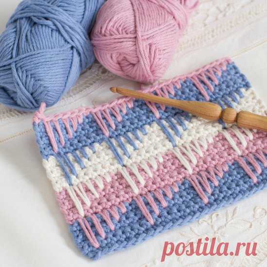 Crochet spike stitch
