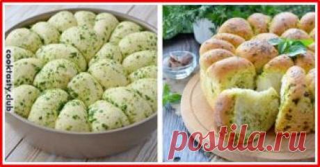 Домашний хлеб с чесноком Ингредиенты: Мука — 500 г, сыворотка или тёплой воды — 300 мл, 20 г прессованных дрожжей, сахар — 1 ч. л., соль — 0,5 ч., растительное масла — 50 мл. Приготовление: Опара: смешать 200 г муки (из общего количества) с дрожжами, сахаром и сывороткой. Накрыть и оставить минут на 30-40. Тесто: к опаре добавить соль, …