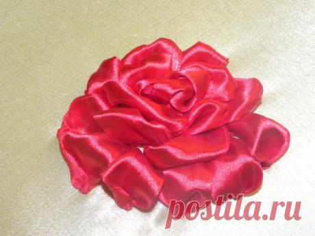 МК как вышить розу школа Герасимовой