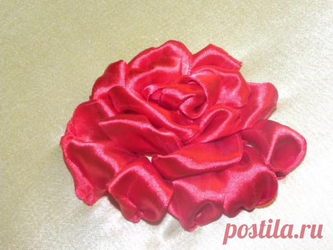 МК как вышить розу школа Герасимовой