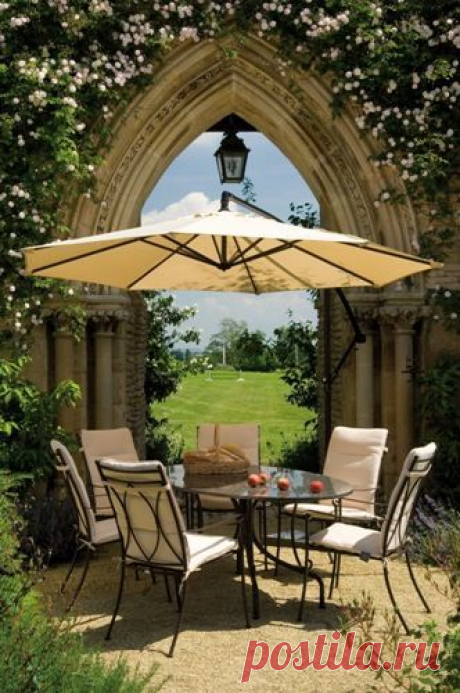Garden patio
