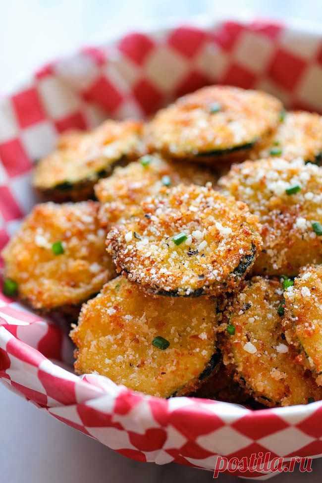 Agnese итальянские рецепты: Цуккини пармезан Crisps