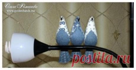 Джинсовая птичка
