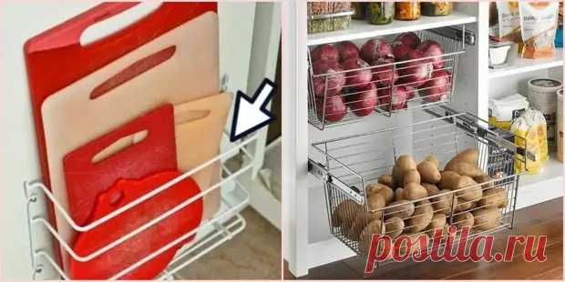 10 бесподобных идей, которые решат проблему хранения на маленькой кухне - Квартира, дом, дача - медиаплатформа МирТесен