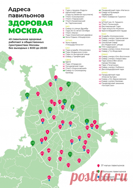 Павильоны «Здоровая Москва» возобновляют работу в обычном режиме