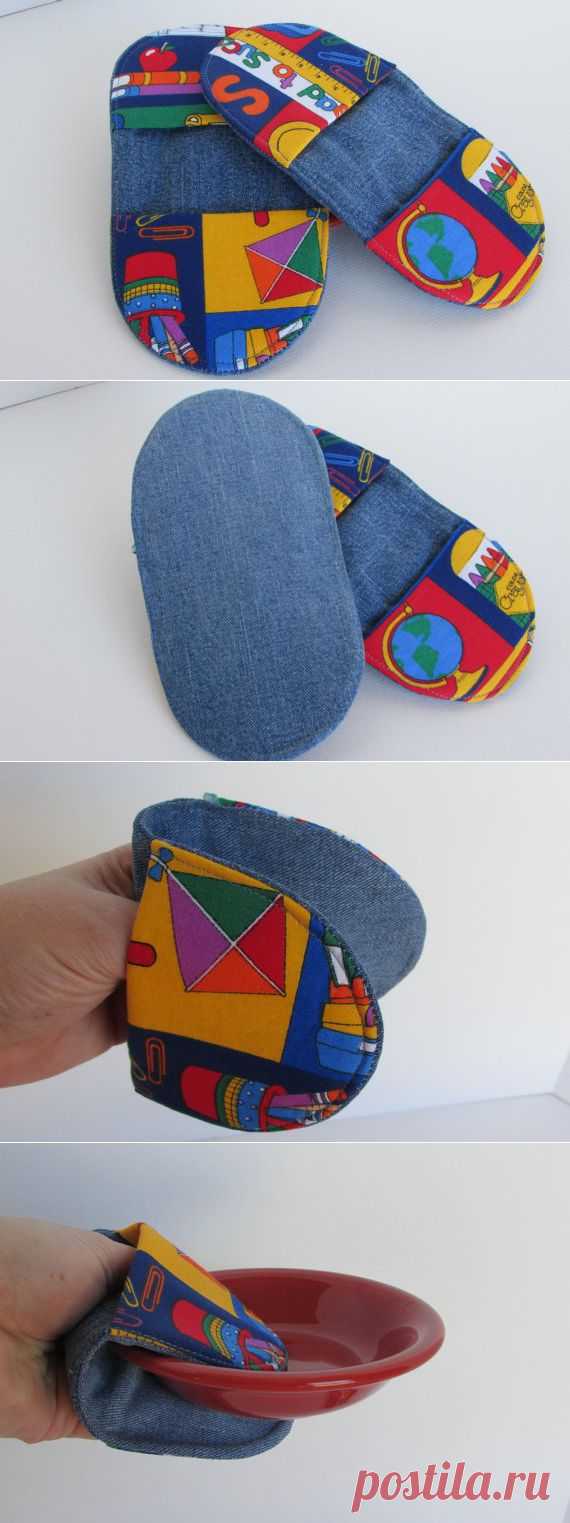 Set of 2 Hot Fingers Mini Pot Holder Oven от SunflowersByDesign