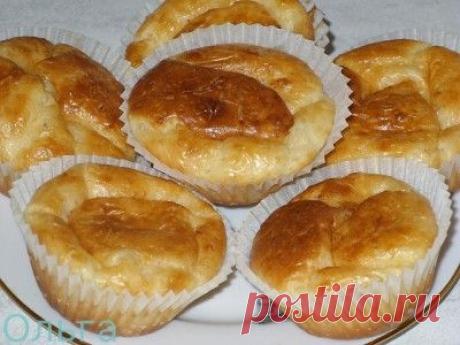 Кексы с плавлеными сырками.