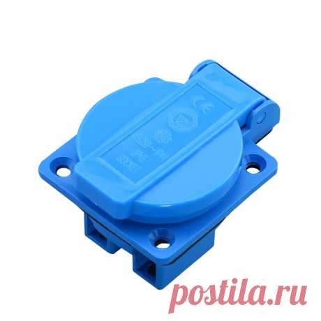 US $2.45 14% OFF|Bathroom Kitchen Waterproof Socket 16A 250V Blue Generator Control Panel Germany Waterproof European Dust Socket-in Electrical Sockets from Home Improvement on Aliexpress.com | Alibaba Group Smarter Shopping, Better Living!  Aliexpress.com