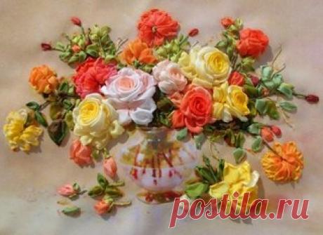 розы- французский узелок