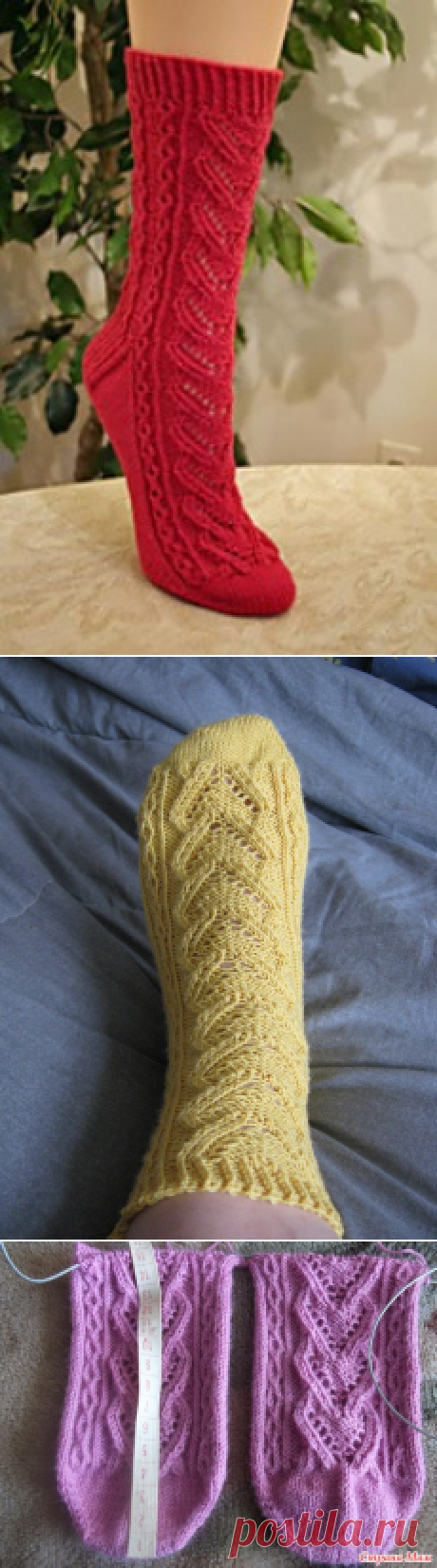 Совместное вязание - носки "Сердечные" - Хенд-Мейд | HANDMADE - Страна Мам