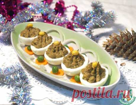 Яйца, фаршированные грибами – кулинарный рецепт