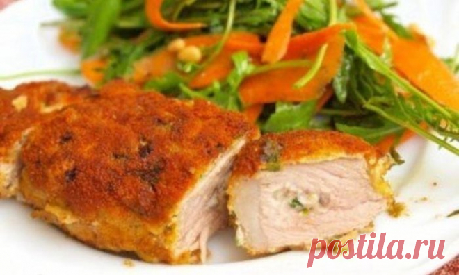 Куриное филе в сырном кляре
