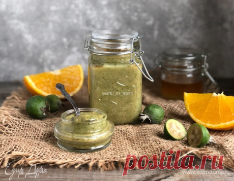 «Живое» варенье из фейхоа с апельсином и медом рецепт 👌 с фото пошаговый
