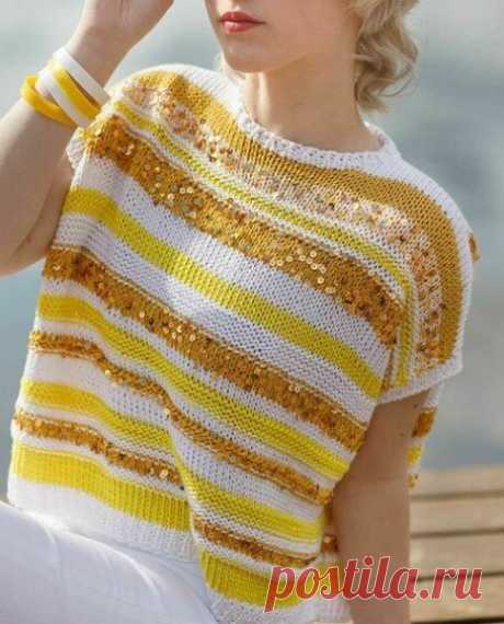 Просто куча идей и 7 успешных приемов для вязания современного топа на лето! | Вязалки Веселого Хомяка | Дзен