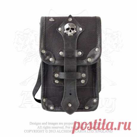 Multifunktionale Tasche mit Skull - Empire Aviator Jetzt günstig online bestellen: Multifunktionale Tasche mit Skull - Empire Aviator - Entdecke die dunkle Welt von VOODOOMANIACS !