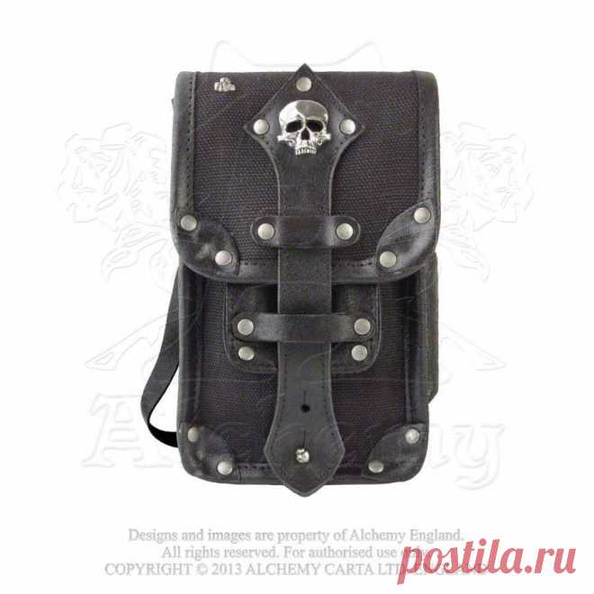 Multifunktionale Tasche mit Skull - Empire Aviator Jetzt günstig online bestellen: Multifunktionale Tasche mit Skull - Empire Aviator - Entdecke die dunkle Welt von VOODOOMANIACS !