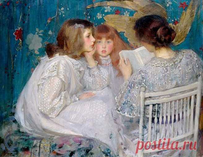 Совершенства образец живой... Художник James Jebusa Shannon / Джеймс Джебуса Шеннон (США - Англия, 1862-1923)