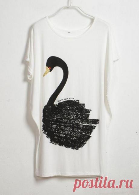Черный лебедь / Аппликации / Модный сайт о стильной переделке одежды и интерьера