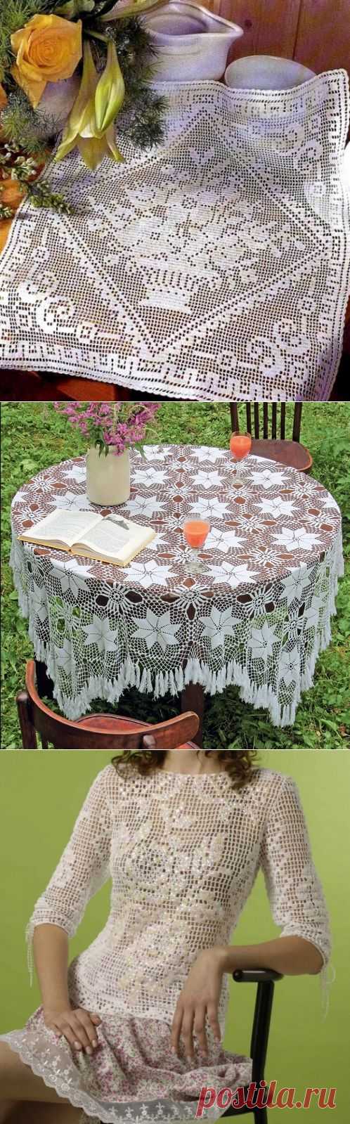Что такое филейное вязание?
При помощи филейного вязания, которое выполняется крючком, можно создать прекрасные кружевные салфетки, скатерти, ажурные платья и много других замечательных вещей! Сеточку, при этом, делают благодаря последовательности столбиков и воздушных петелек. - Источник: Рукоделие - мое ремесло http://rukodelie1.com/publ/vjazanie/vjazanie_krjuchkom/chto_takoe_filejnoe_vjazanie/17-1-0-40