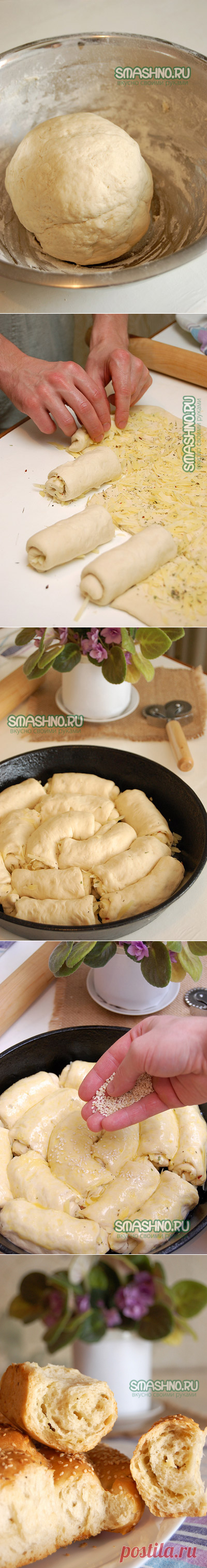 Сырный хлеб (для хлебопечки : сыр в тесто, классический , вес 750 , корочка средняя) +