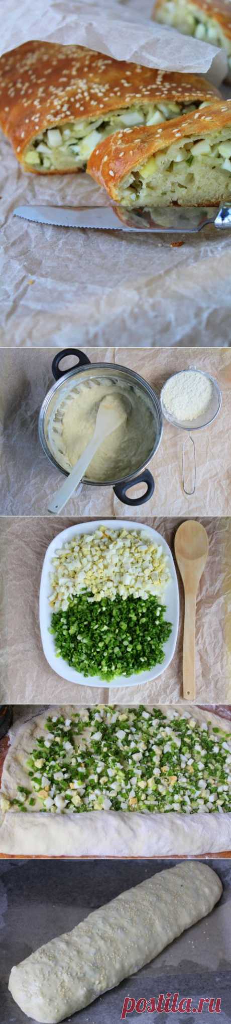 Дрожжевой рулет с луком и яйцом - пошаговый рецепт с фото - дрожжевой рулет с луком и яйцом - как готовить: ингредиенты, состав, время приготовления - Леди@Mail.Ru