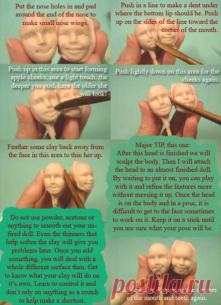 ПРОЦЕСС ЛЕПКИ КУКЛЫ ИЗ ПОЛИМЕРНОЙ ГЛИНЫ | 19 фотографий