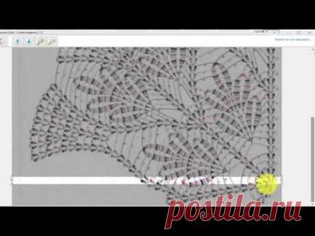 #КакВязатьПоСхемеКрючком Программа Схемоследилка  - как использовать для схем вязания крючком?