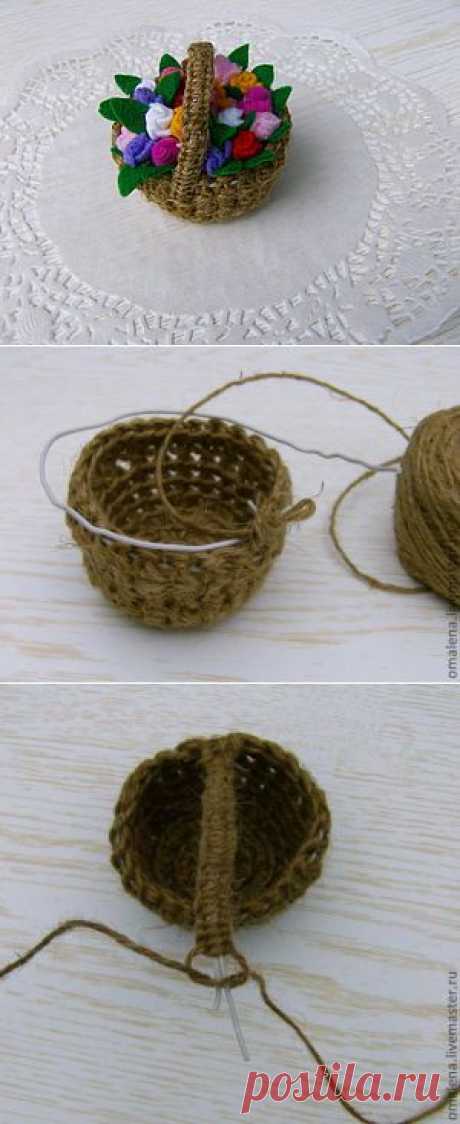 Корзинка для кукол.