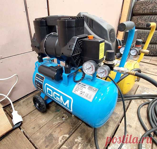 Подключение дополнительного ресивера к компрессору DGM