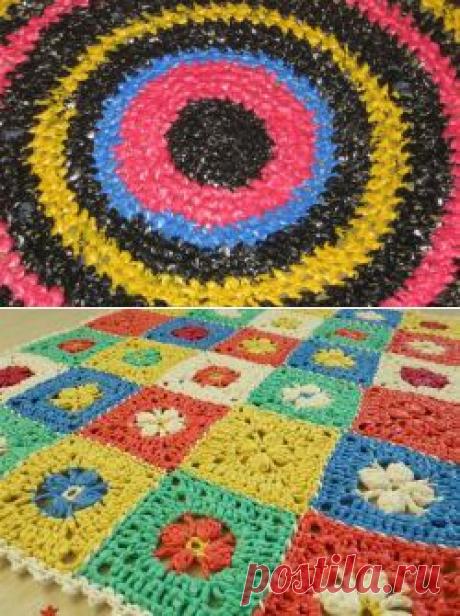 Коврики из полиэтиленовых пакетов