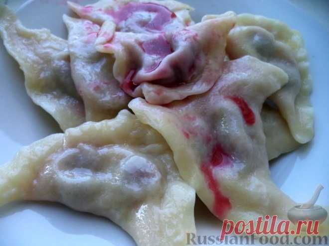 Рецепт: Классические полтавские вареники с вишнями на RussianFood.com
