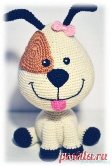 Как связать собаку крючком. — Красивое вязание