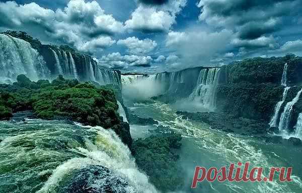ГЛОТКА ДЬЯВОЛА - САМЫЙ КРУПНЫЙ ВОДОПАД РЕКИ ИГУАСУ