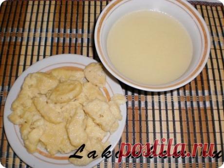 Клёцки &quot;Чумар&quot; в мясном бульоне