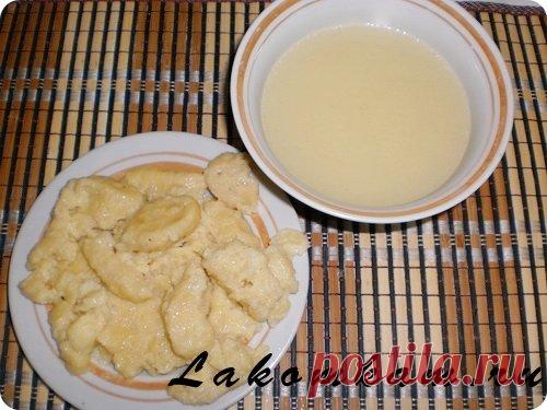 Клёцки "Чумар" в мясном бульоне