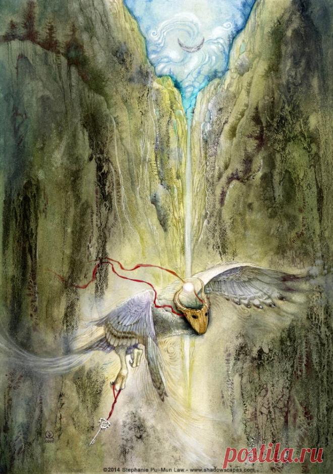 Магия, легенды и сказочные миры в акварелях Стефани Лоу