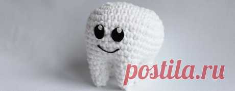 Tooth crochet pattern - free molar crochet pattern