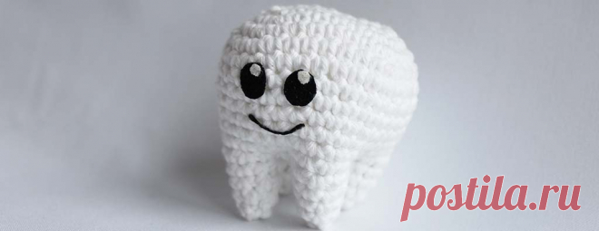 Tooth crochet pattern - free molar crochet pattern