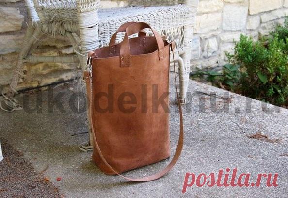 Сумка из натуральной кожи. Шьем своими руками.