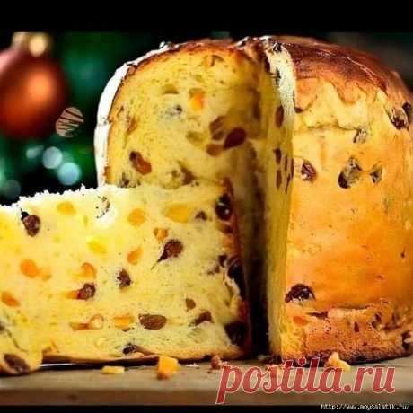 ИТАЛЬЯНСКИЙ ПАСХАЛЬНЫЙ КЕКС «ПАНЕТТОНЕ»: ЛЕГКИЙ, ПОРИСТЫЙ, ПО-НАСТОЯЩЕМУ ВКУСНЫЙ