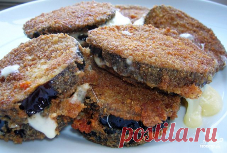 Баклажаны с сыром и чесноком - пошаговый кулинарный рецепт на Повар.ру
