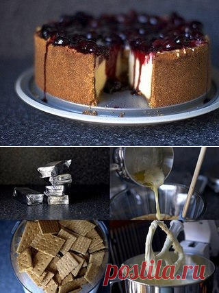 Нью-Йоркский чизкейк с вишней