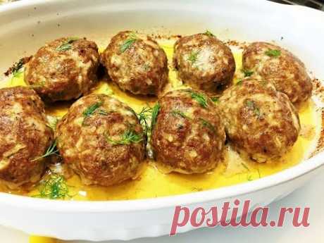 КОТЛЕТЫ В ДУХОВКЕ. Нежные. Лучший рецепт. .  Meatballs in the oven.