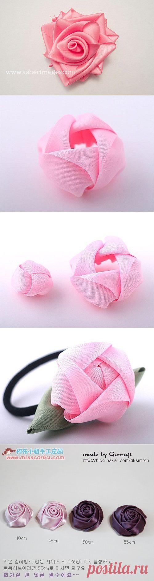 Вышивка лентами