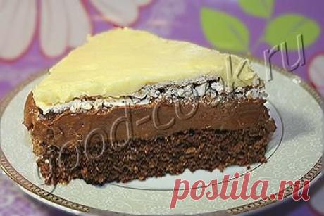 Хорошая кухня - шоколадный торт с ореховым безе. Кулинарная книга рецептов. Салаты, выпечка.