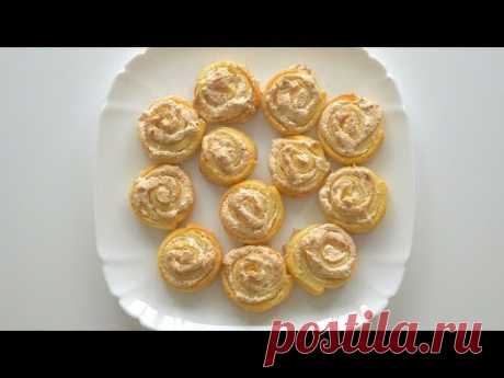 Творожное печенье &quot;Розы&quot; с меренгой. Просто, красиво, вкусно