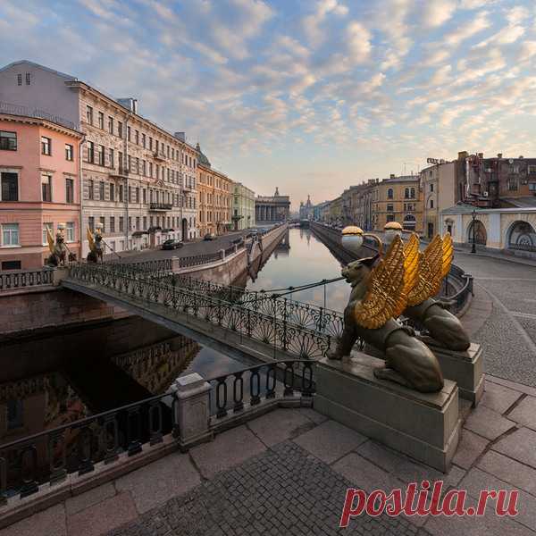Банковский мост в Санкт-Петербурге: история, описание, интересные факты